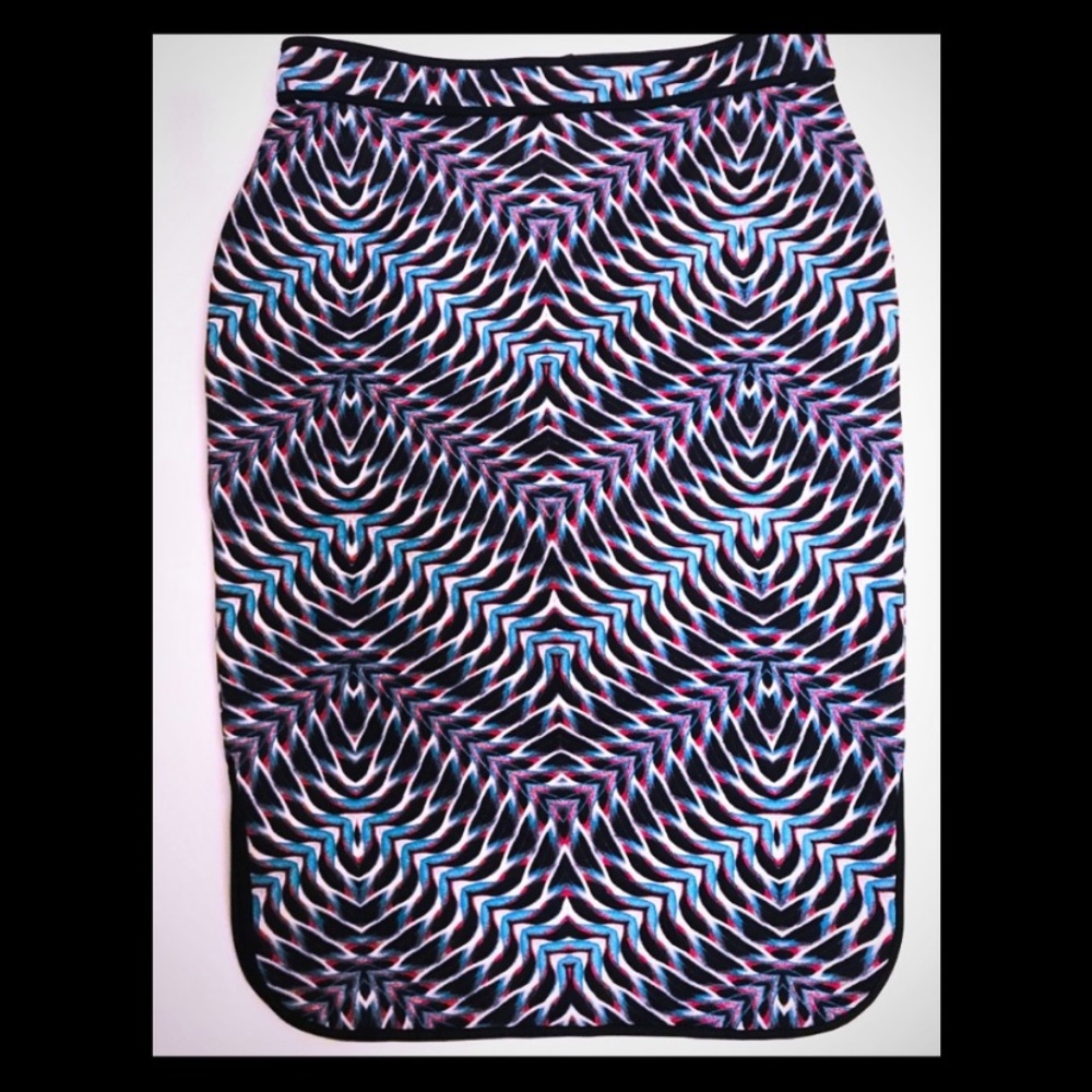 Bisou Bisou Tie Dye Pattern Pencil Skirt